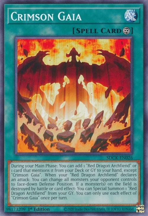 Crimson Gaia [SDCK-EN026] Common - Josh's Cards