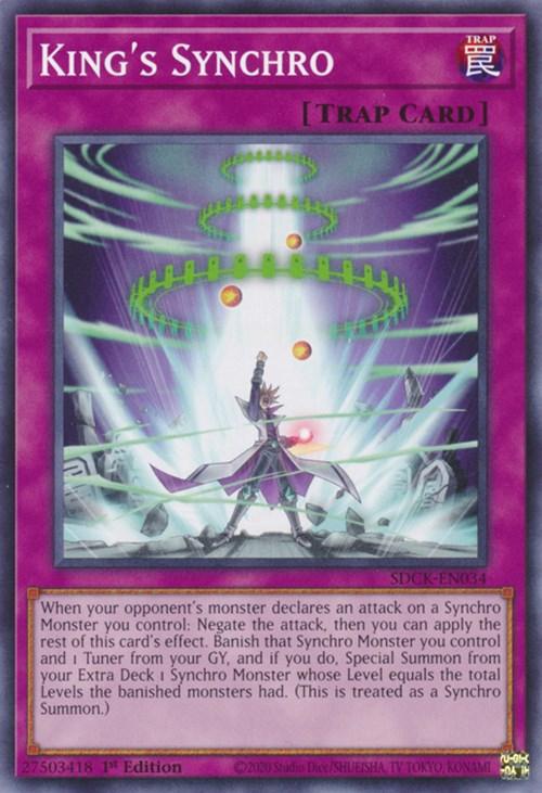 King's Synchro [SDCK-EN034] Common - Josh's Cards