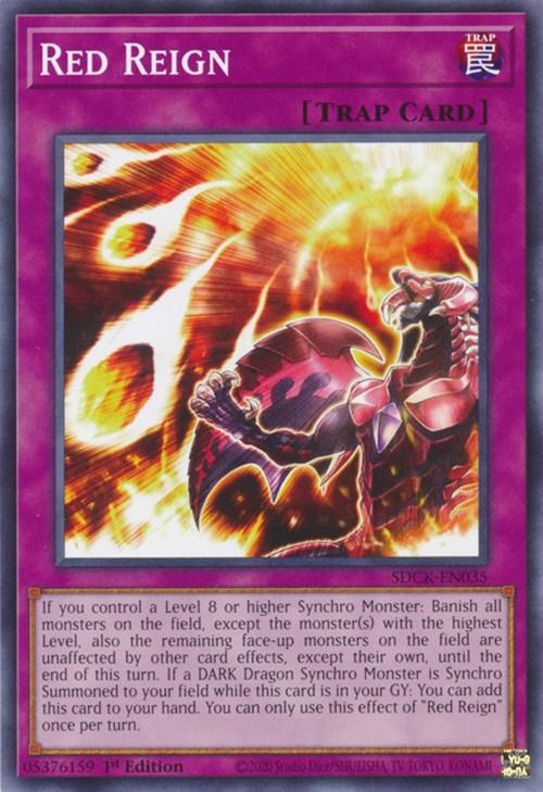 Red Reign [SDCK-EN035] Common - Josh's Cards