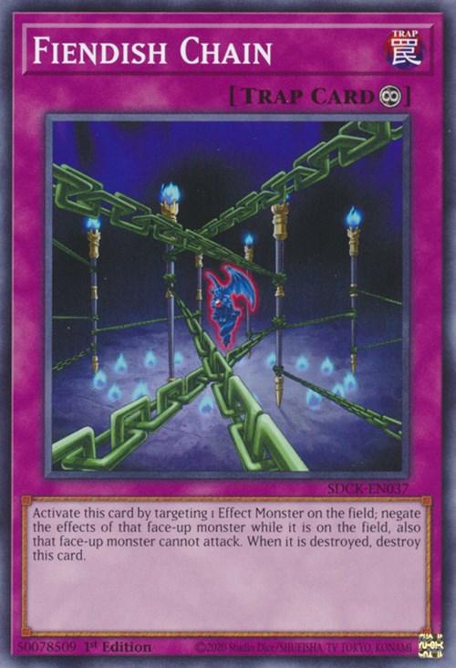 Fiendish Chain [SDCK-EN037] Common - Josh's Cards