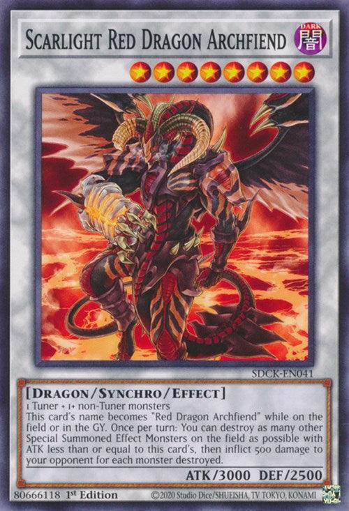 Scarlight Red Dragon Archfiend [SDCK-EN041] Common - Josh's Cards