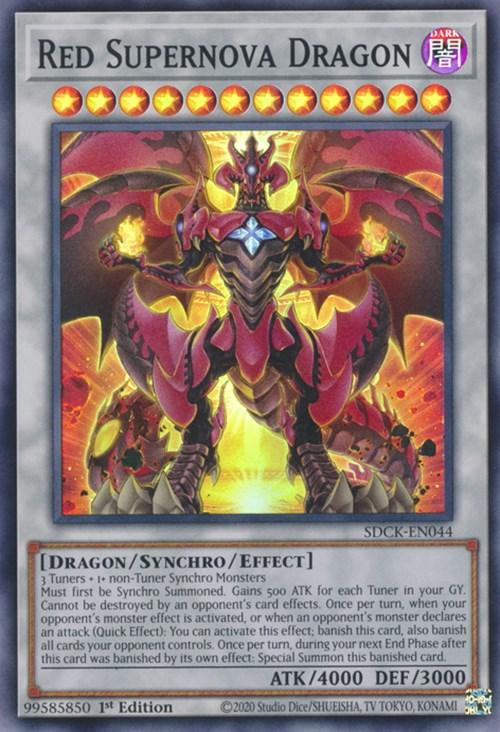 Red Supernova Dragon [SDCK-EN044] Super Rare - Josh's Cards