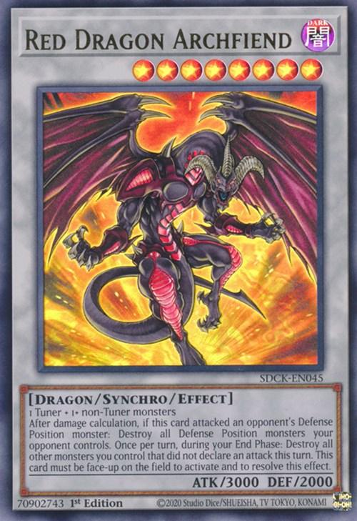 Red Dragon Archfiend [SDCK-EN045] Ultra Rare - Josh's Cards