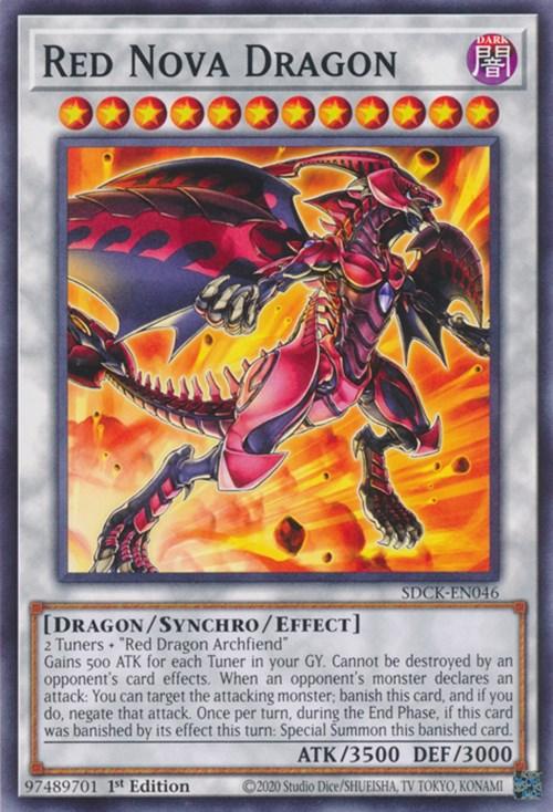 Red Nova Dragon [SDCK-EN046] Common - Josh's Cards