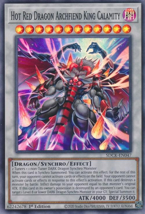 Hot Red Dragon Archfiend King Calamity [SDCK-EN047] Super Rare - Josh's Cards