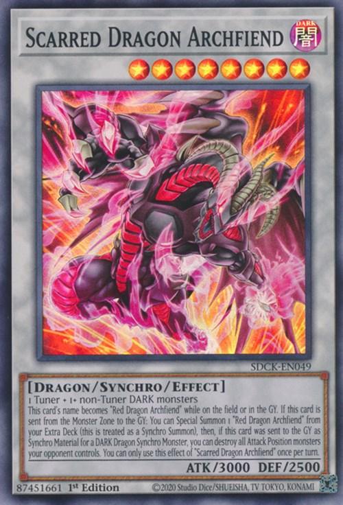 Scarred Dragon Archfiend [SDCK-EN049] Super Rare - Josh's Cards