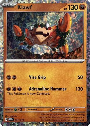 Klawf 011/015 - McDonalds Promos 2023 Holofoil