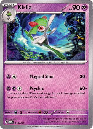 Kirlia 015/015 - McDonalds Promos 2023