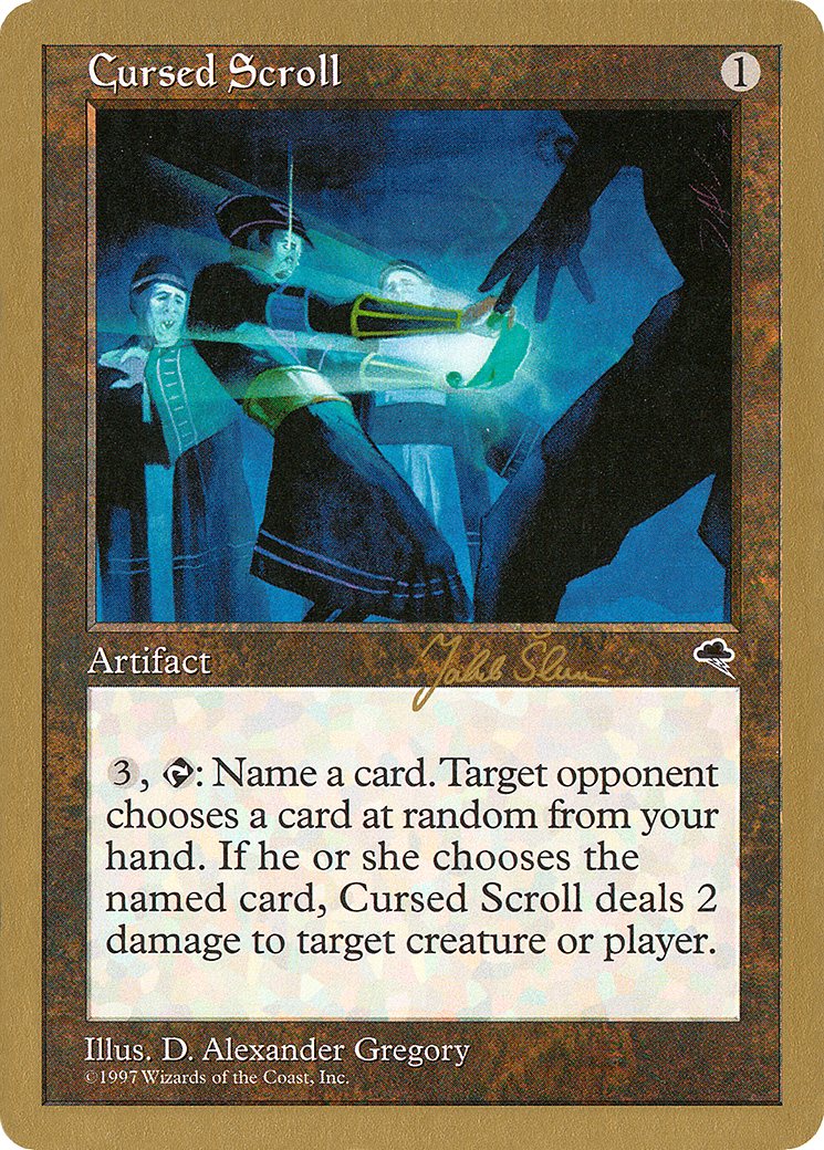 Cursed Scroll (WCD-) - World Championship Decks 1999