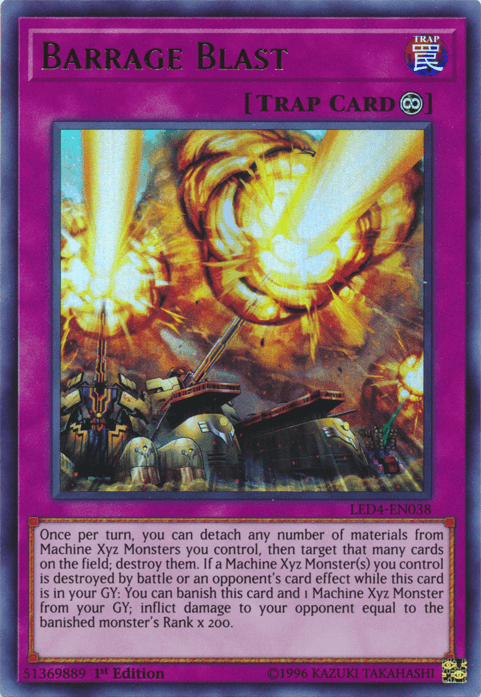 Barrage Blast [LED4-EN038] Ultra Rare - Josh's Cards