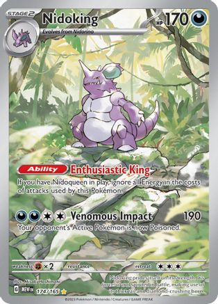 Nidoking 174/165 - SV Scarlet & Violet 151 Holofoil