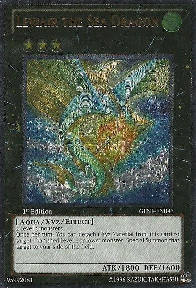 Leviair the Sea Dragon [GENF-EN043] Ultimate Rare - Josh's Cards