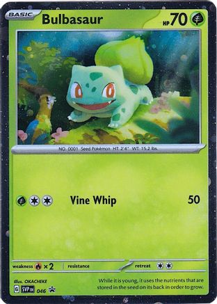 Bulbasaur (Cosmos Holo) 046 - SV Scarlet & Violet Promo Cards Holofoil