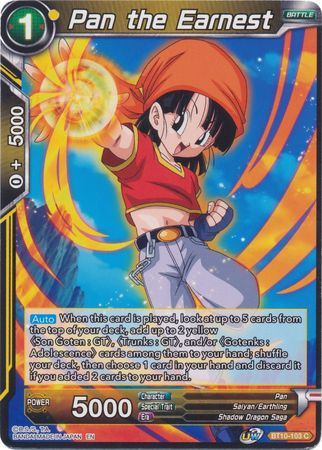 Pan the Earnest (BT10-103) [Rise of the Unison Warrior 2nd Edition] Parallel Foil