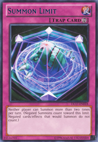 Summon Limit (Blue) [DL17-EN018] Rare - Josh's Cards