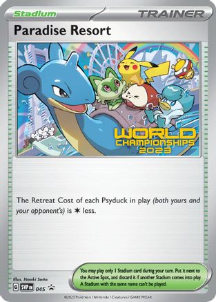 Paradise Resort (World Championships 2023) 045 - SV Scarlet & Violet Promo Cards