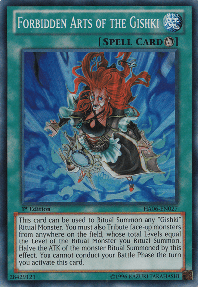 Forbidden Arts of the Gishki [HA06-EN027] Super Rare - Josh's Cards