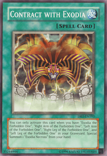 Contract with Exodia [DR1-EN193] Common - Josh's Cards