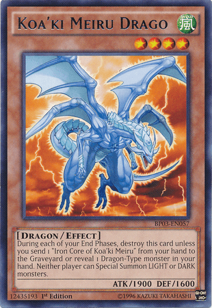 Koa'ki Meiru Drago [BP03-EN057] Rare - Josh's Cards