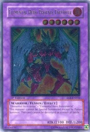Elemental Hero Phoenix Enforcer [EOJ-EN032] Ultimate Rare - Josh's Cards