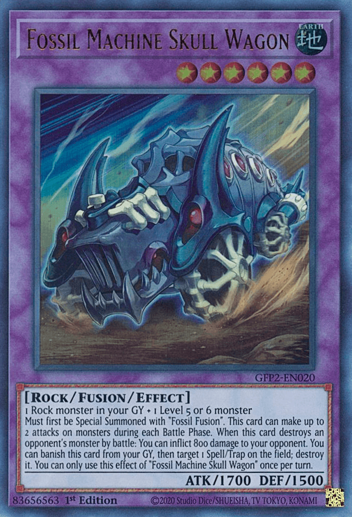 Fossil Machine Skull Wagon [GFP2-EN020] Ultra Rare - Josh's Cards