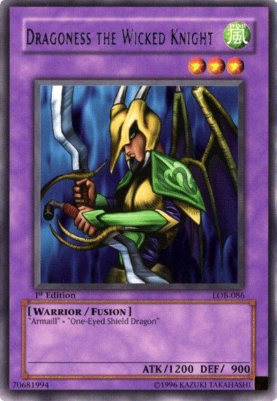 Dragoness the Wicked Knight [LOB-086] Rare - Josh's Cards