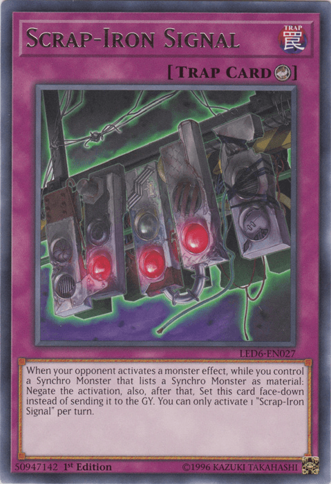 Scrap-Iron Signal [LED6-EN027] Rare - Josh's Cards
