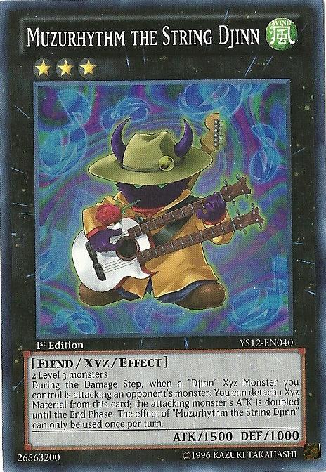 Muzurhythm the String Djinn [YS12-EN040] Super Rare - Josh's Cards