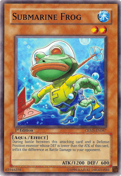 Submarine Frog [CRMS-EN087] Common - Josh's Cards