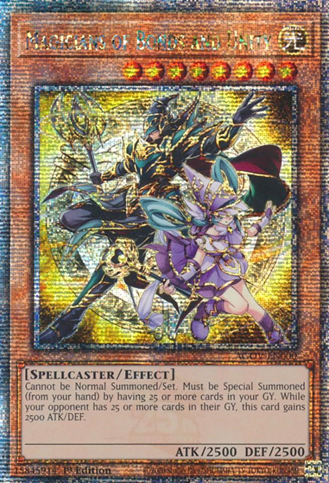 Magicians of Bonds and Unity (Quarter Century Secret Rare) [AGOV-EN000] Quarter Century Secret Rare - Josh's Cards