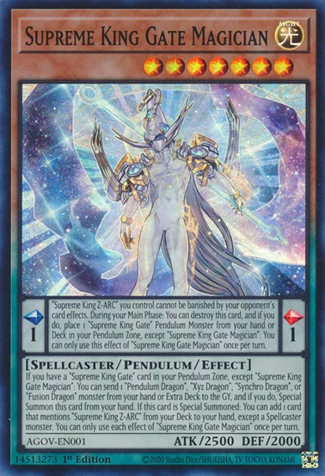 Supreme King Gate Magician [AGOV-EN001] Super Rare - Josh's Cards