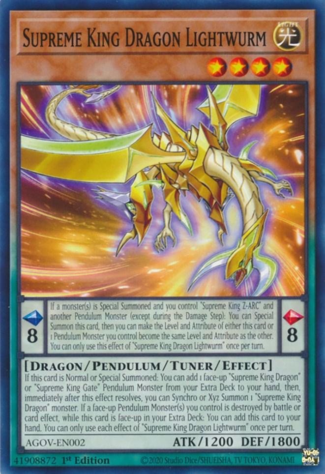 Supreme King Dragon Lightwurm [AGOV-EN002] Common - Josh's Cards