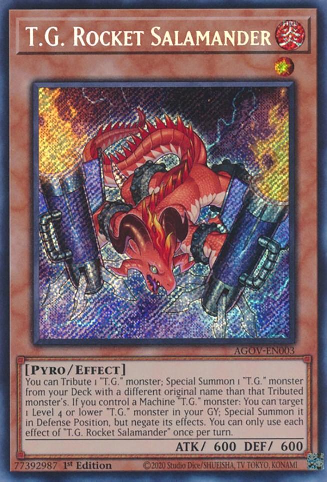 T.G. Rocket Salamander [AGOV-EN003] Secret Rare - Josh's Cards