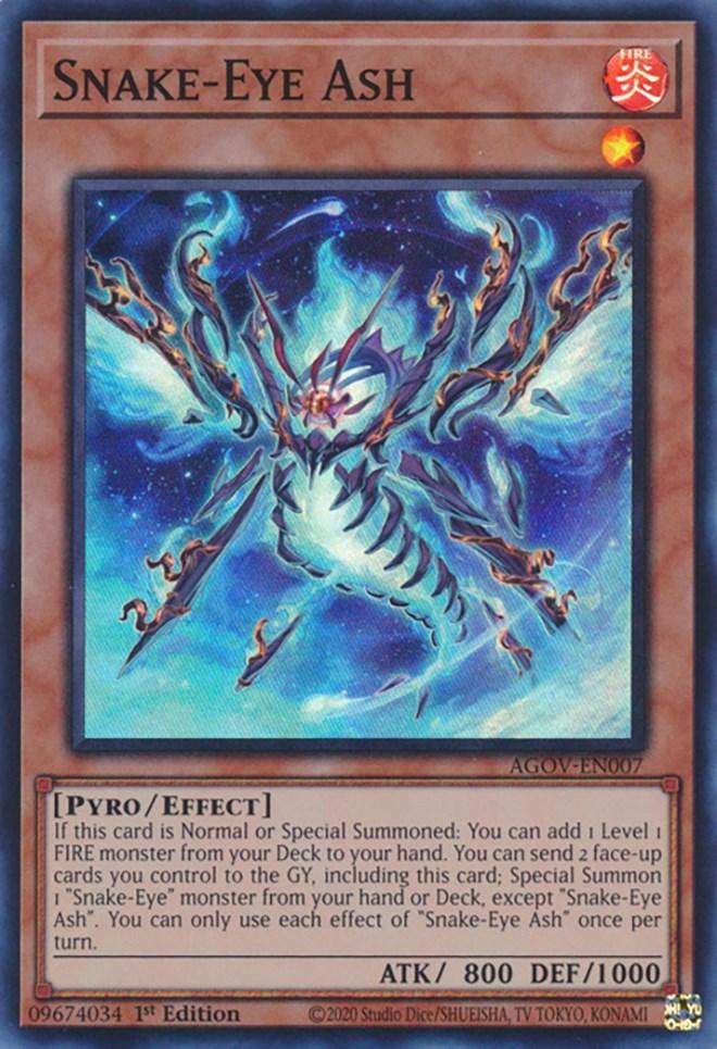 Snake-Eye Ash [AGOV-EN007] Super Rare - Josh's Cards