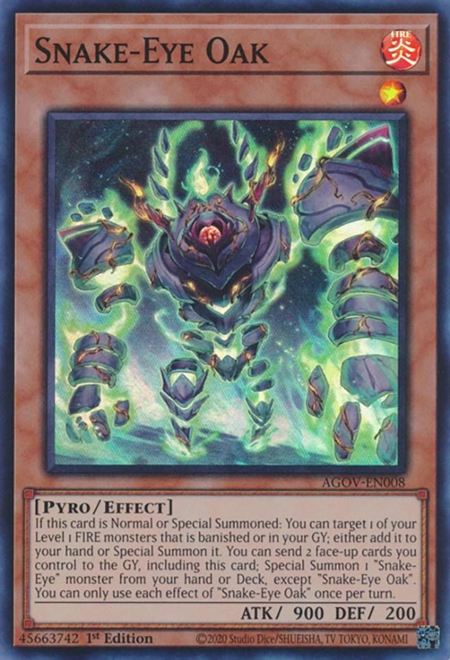 Snake-Eye Oak [AGOV-EN008] Super Rare - Josh's Cards