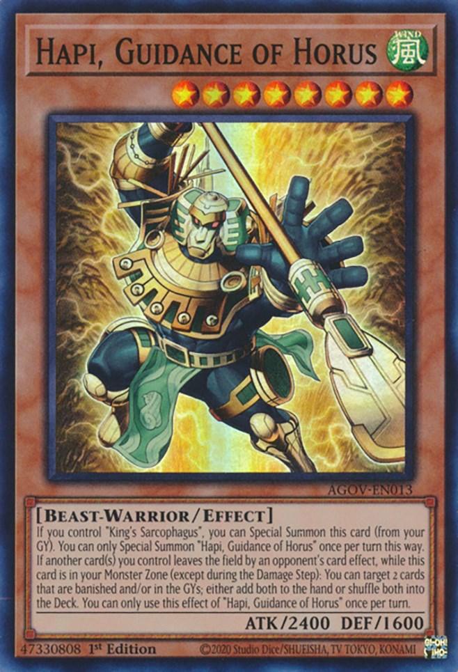 Hapi, Guidance of Horus [AGOV-EN013] Super Rare - Josh's Cards