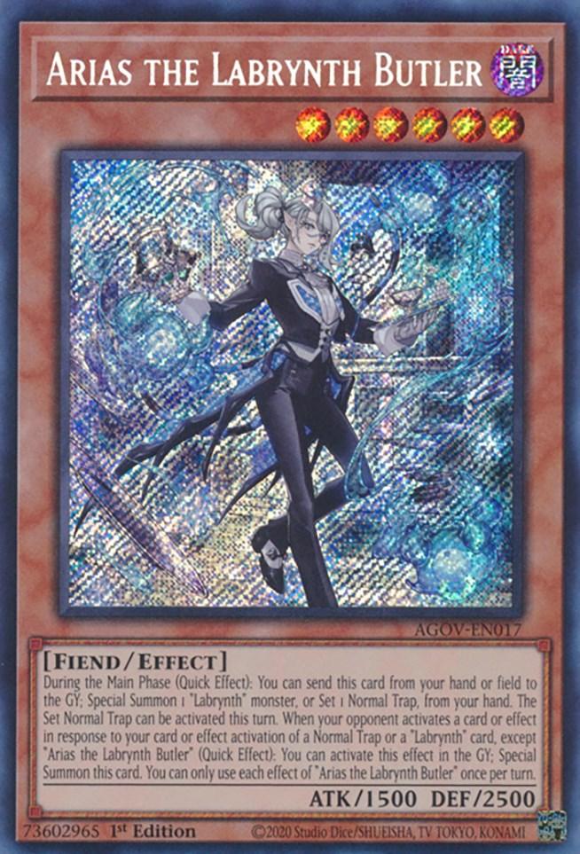 Arias the Labrynth Butler [AGOV-EN017] Secret Rare - Josh's Cards