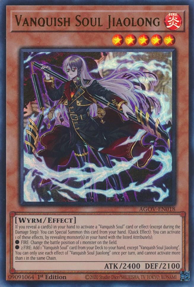 Vanquish Soul Jiaolong [AGOV-EN018] Ultra Rare - Josh's Cards