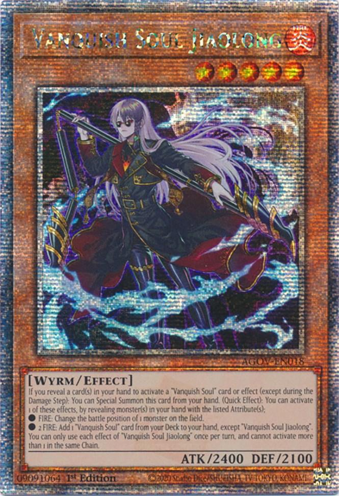 Vanquish Soul Jiaolong (Quarter Century Secret Rare) [AGOV-EN018] Quarter Century Secret Rare - Josh's Cards