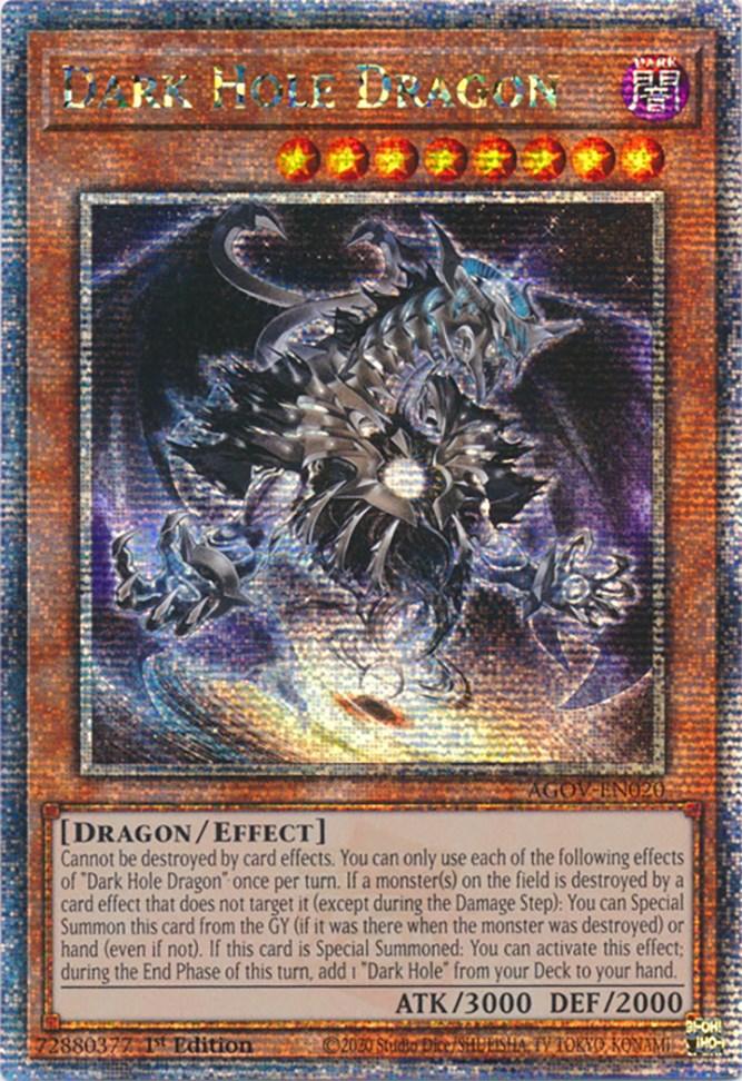 Dark Hole Dragon (Quarter Century Secret Rare) [AGOV-EN020] Quarter Century Secret Rare - Josh's Cards