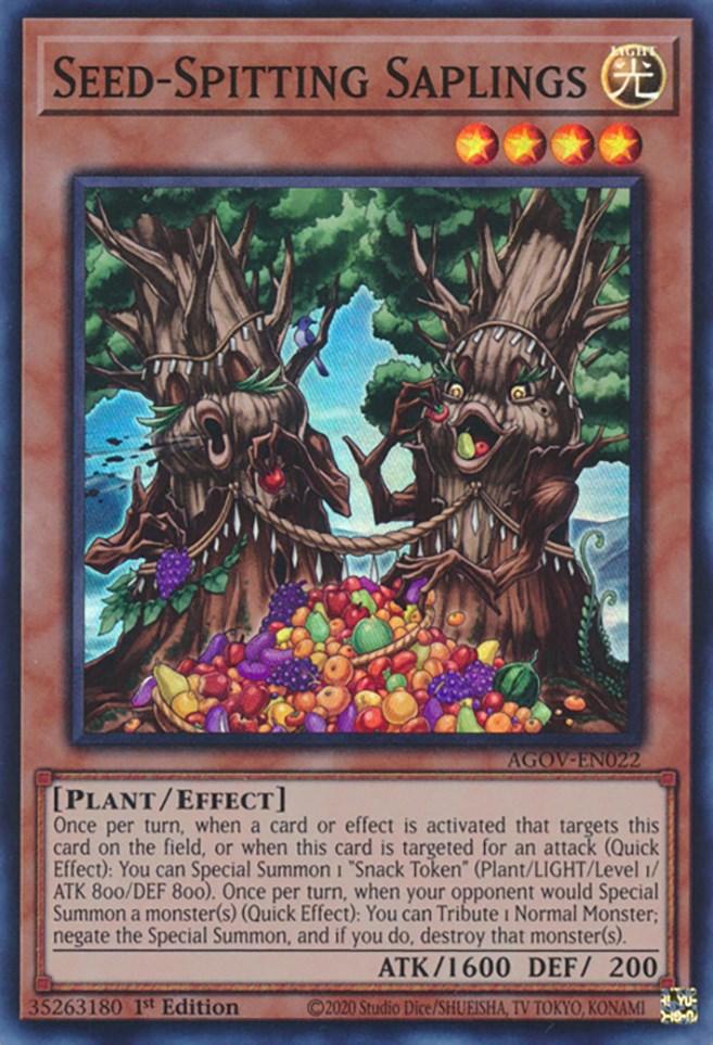 Seed-Spitting Saplings [AGOV-EN022] Super Rare - Josh's Cards