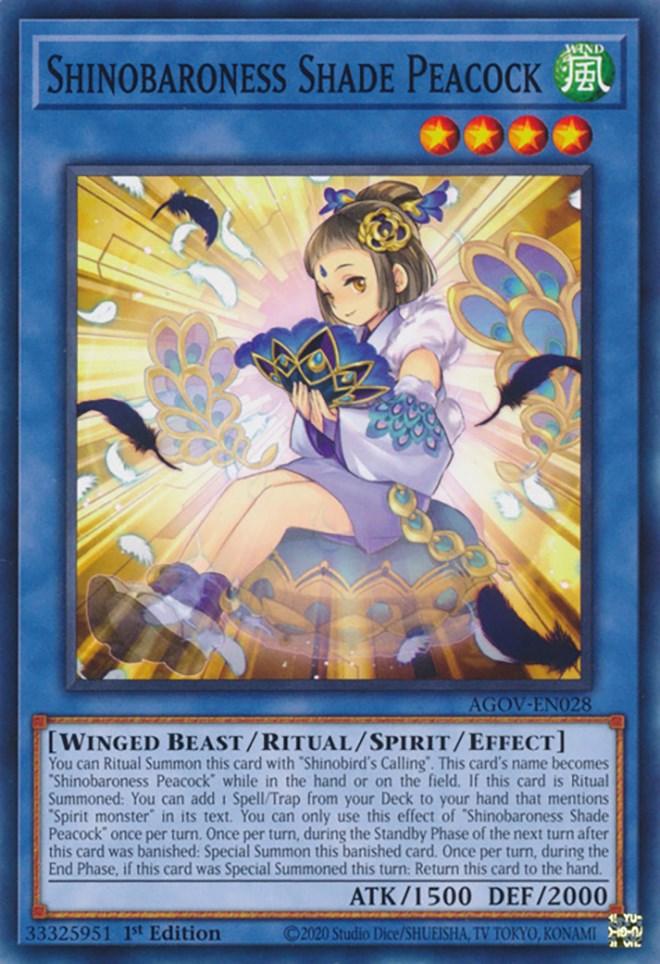 Shinobaroness Shade Peacock [AGOV-EN028] Common - Josh's Cards