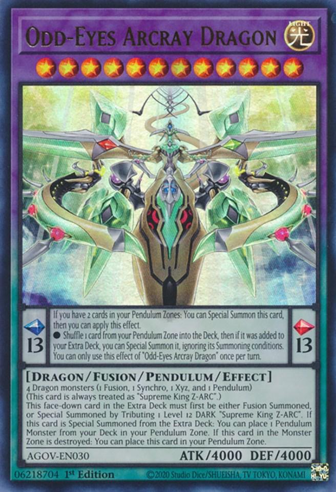 Odd-Eyes Arcray Dragon [AGOV-EN030] Ultra Rare - Josh's Cards