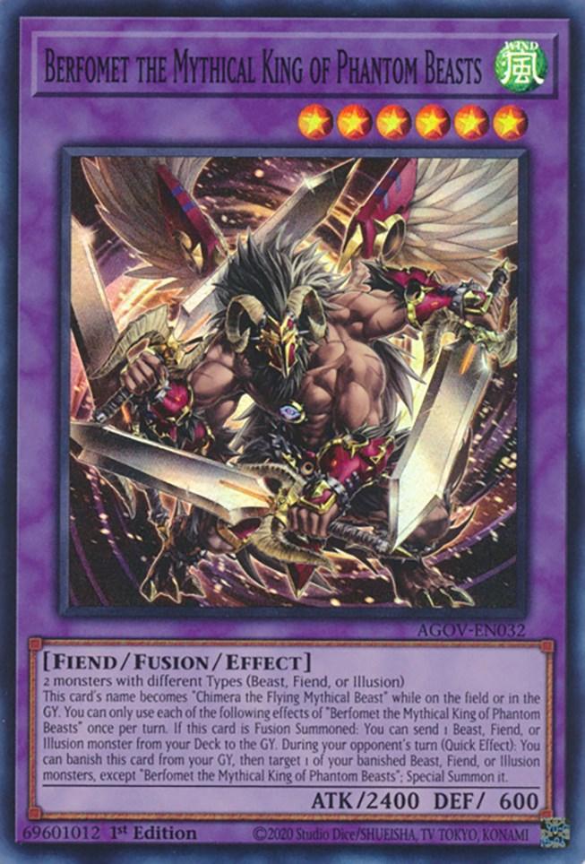 Berfomet the Mythical King of Phantom Beasts [AGOV-EN032] Super Rare - Josh's Cards
