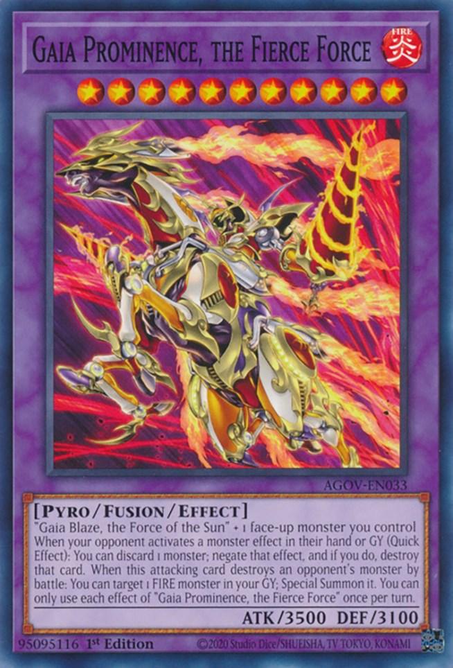 Gaia Prominence, the Fierce Force [AGOV-EN033] Common - Josh's Cards