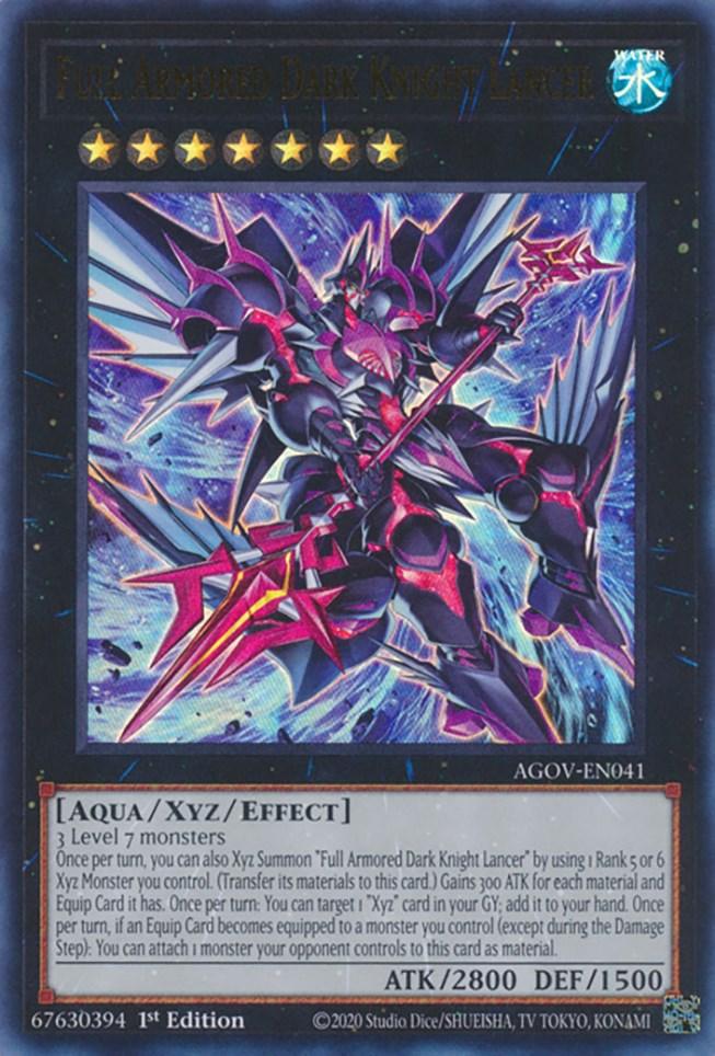 Full Armored Dark Knight Lancer [AGOV-EN041] Ultra Rare - Josh's Cards