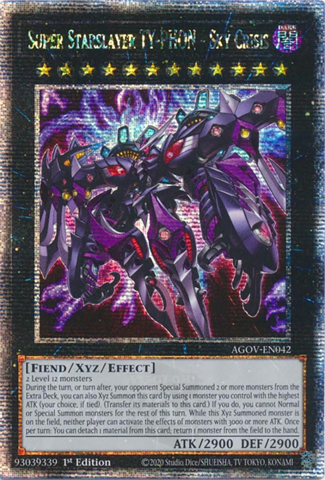 Super Starslayer TY-PHON - Sky Crisis (Quarter Century Secret Rare) [AGOV-EN042] Quarter Century Secret Rare - Josh's Cards