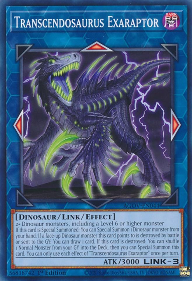 Transcendosaurus Exaraptor [AGOV-EN044] Common - Josh's Cards