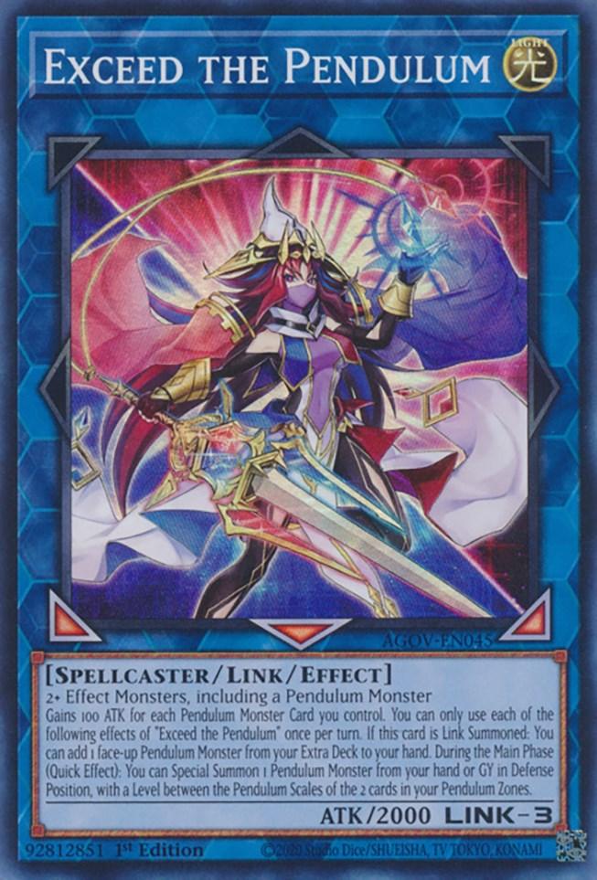 Exceed the Pendulum [AGOV-EN045] Super Rare - Josh's Cards