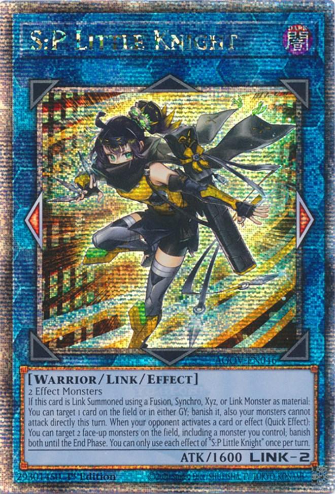 S:P Little Knight (Quarter Century Secret Rare) [AGOV-EN046] Quarter Century Secret Rare - Josh's Cards